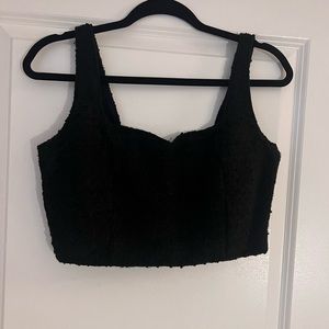 NWT! Tweed Crop Top